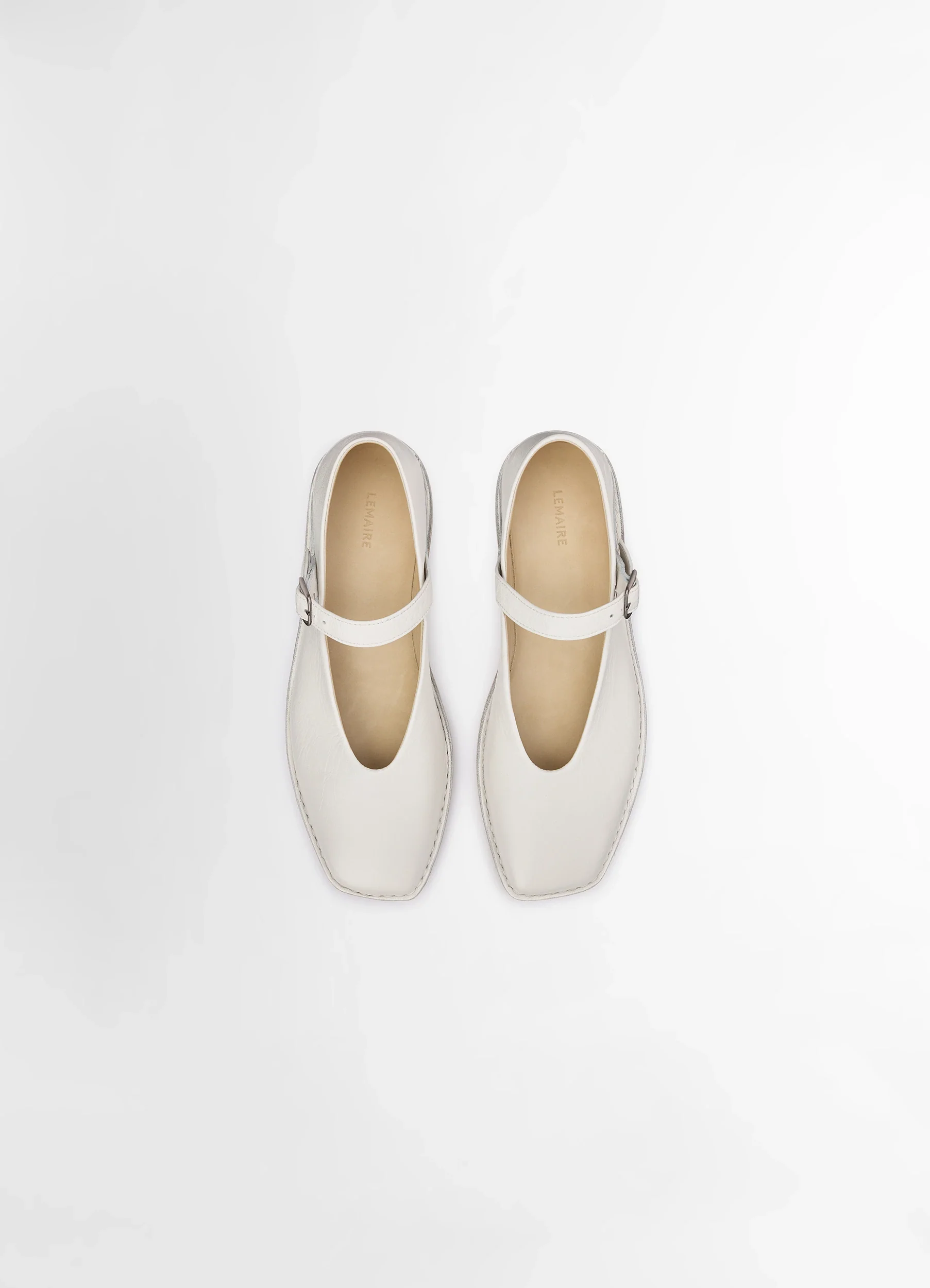 BALLERINA SHOES IN LEATHER - Image 5