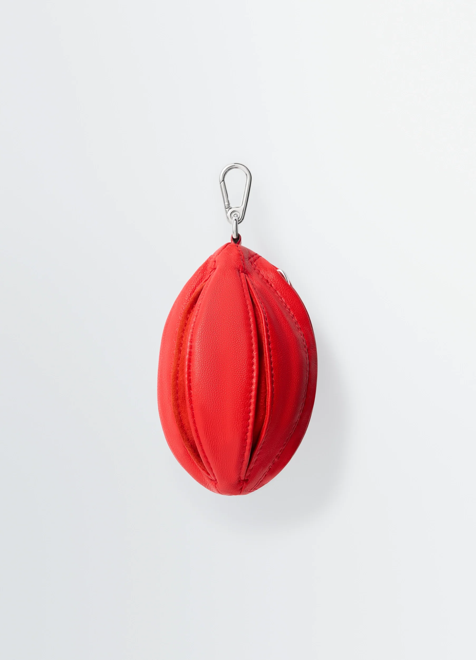 BALLOON BAG CHARM IN LEATHER
