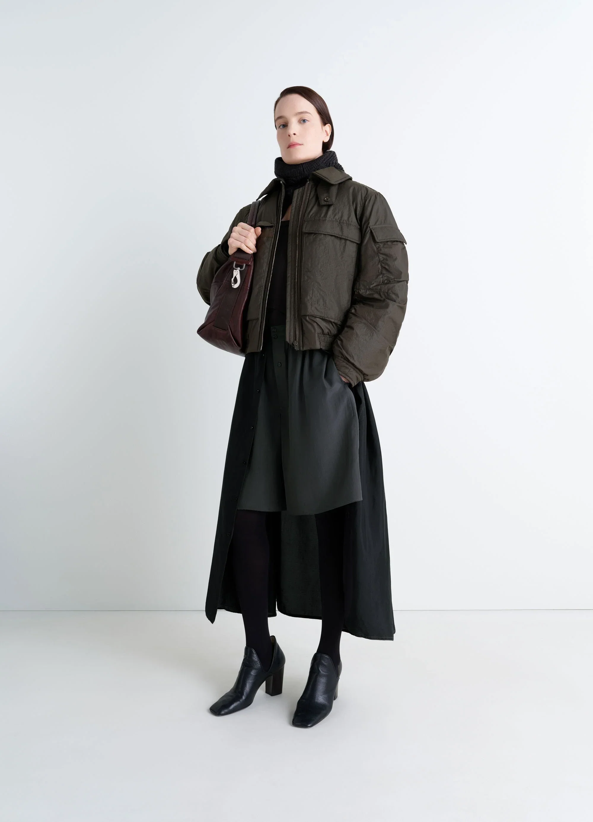 BOMBER IN LIGHT NYLON - Image 2
