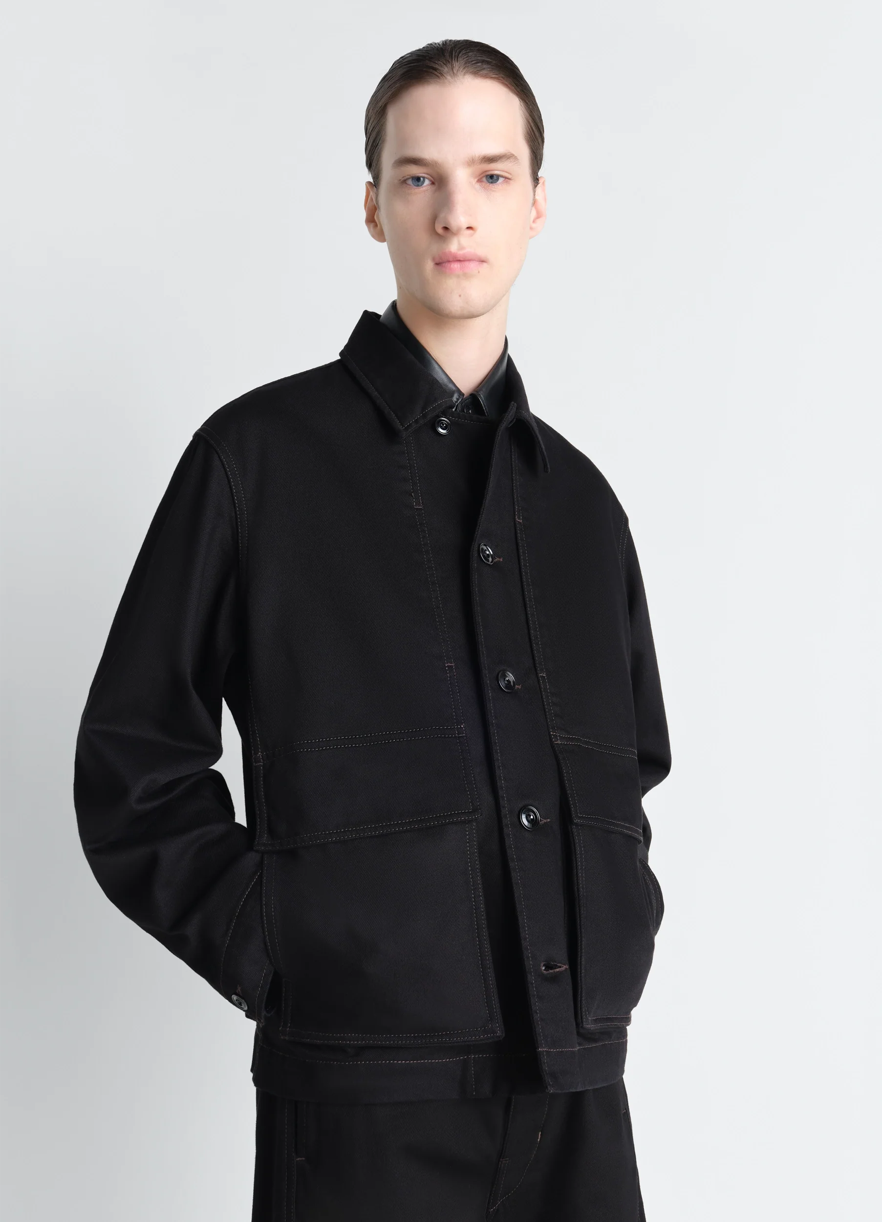 BOXY JACKET IN DENIM - Image 3