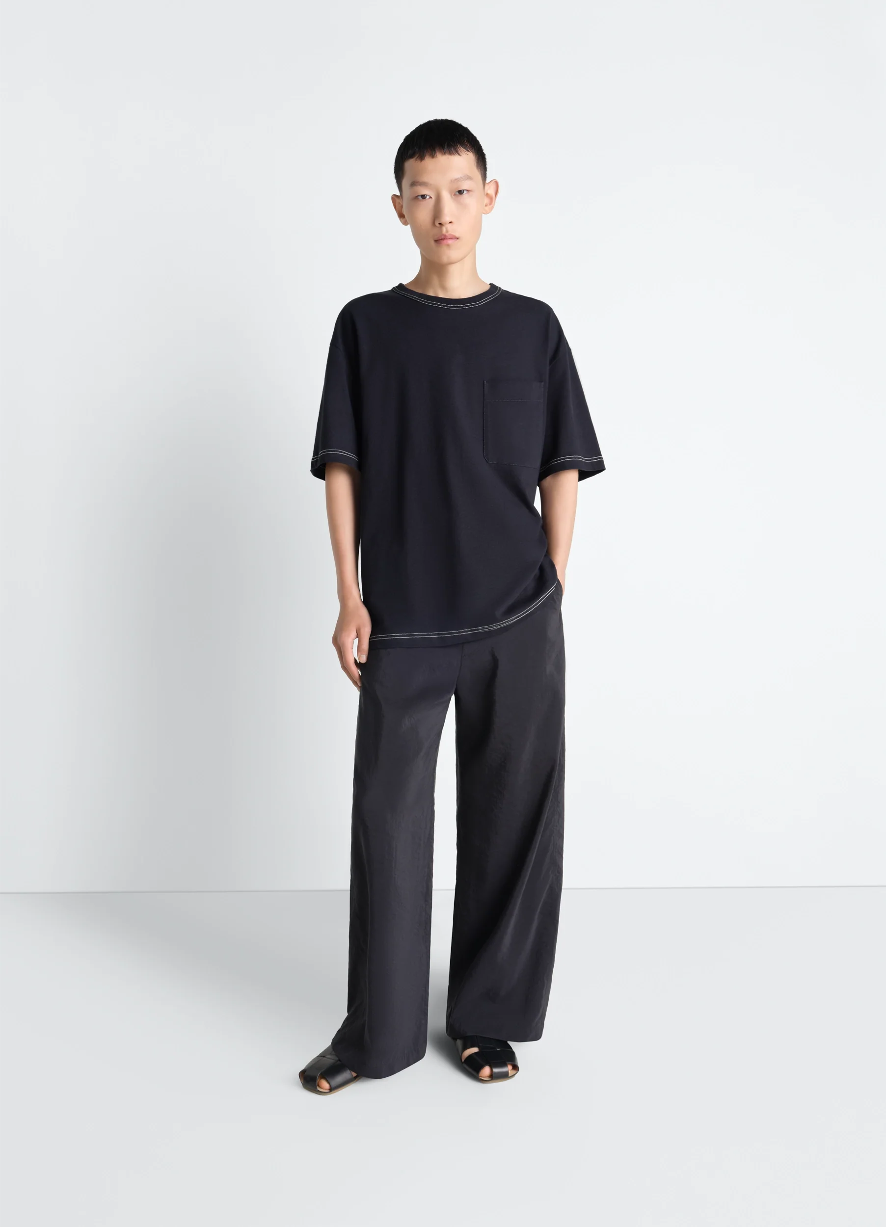 BOXY SHORT SLEEVE T-SHIRT IN JERSEY - Image 2