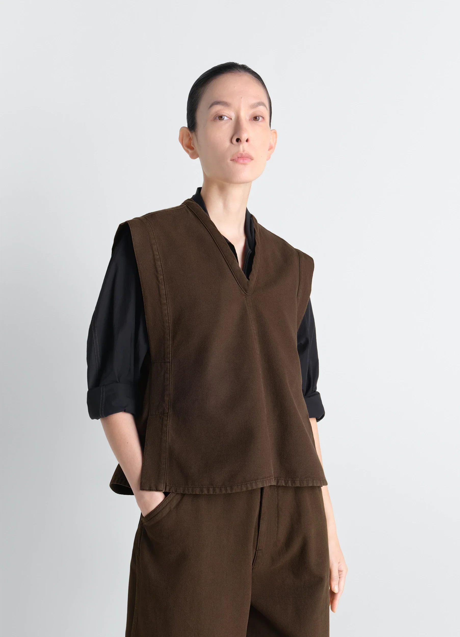 CHASUBLE IN DYED BROKEN TWILL