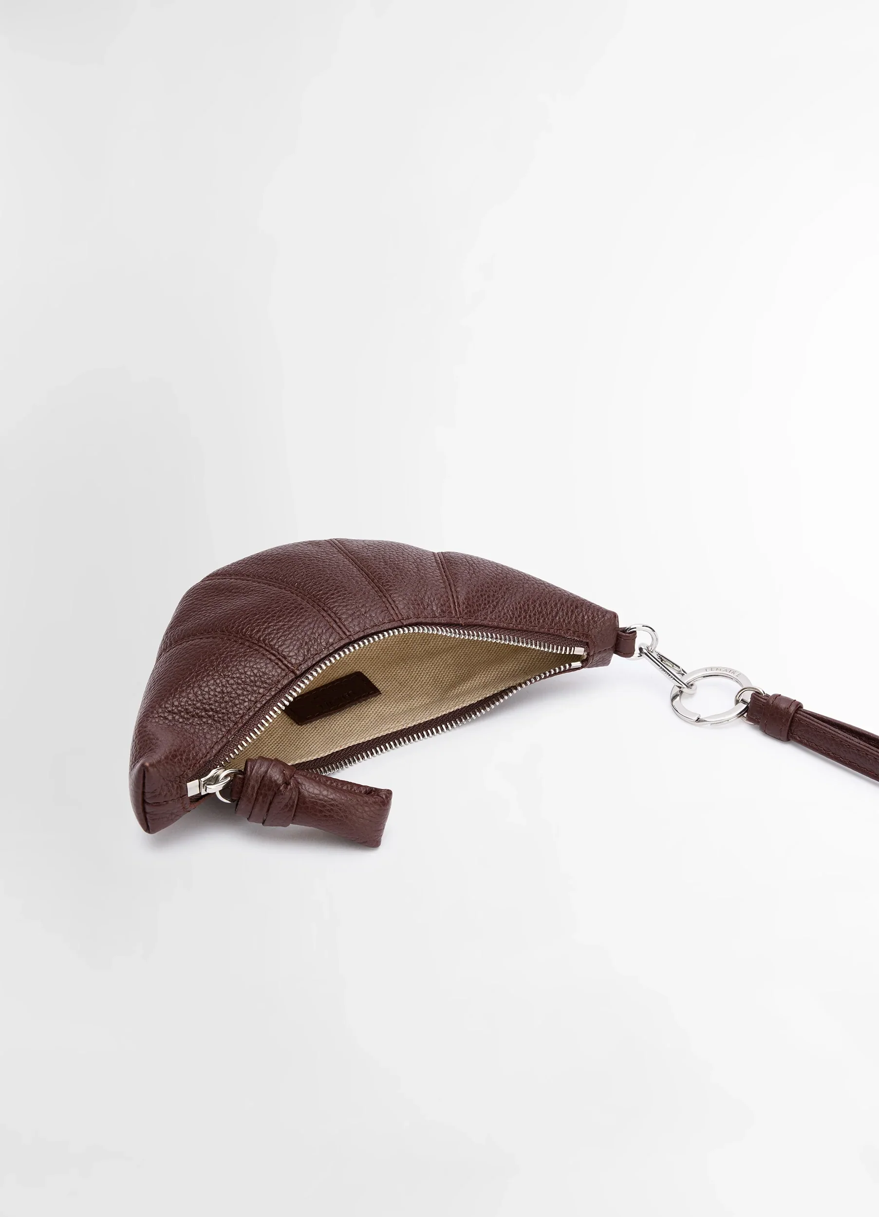 CROSSBODY CROISSANT COIN PURSE IN LEATHER - Image 3