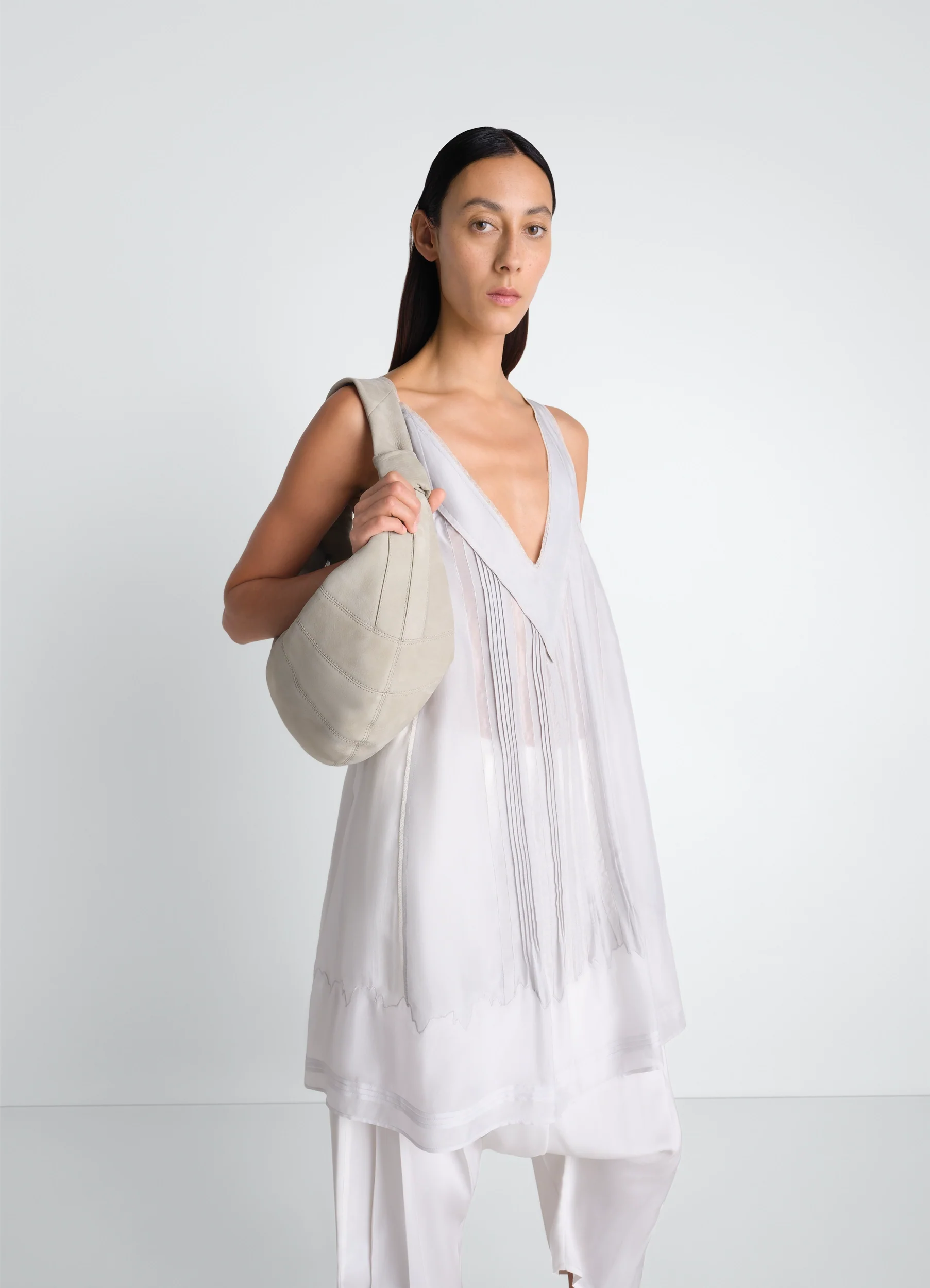FORTUNE CROISSANT BAG IN NUBUCK LEATHER - Image 2