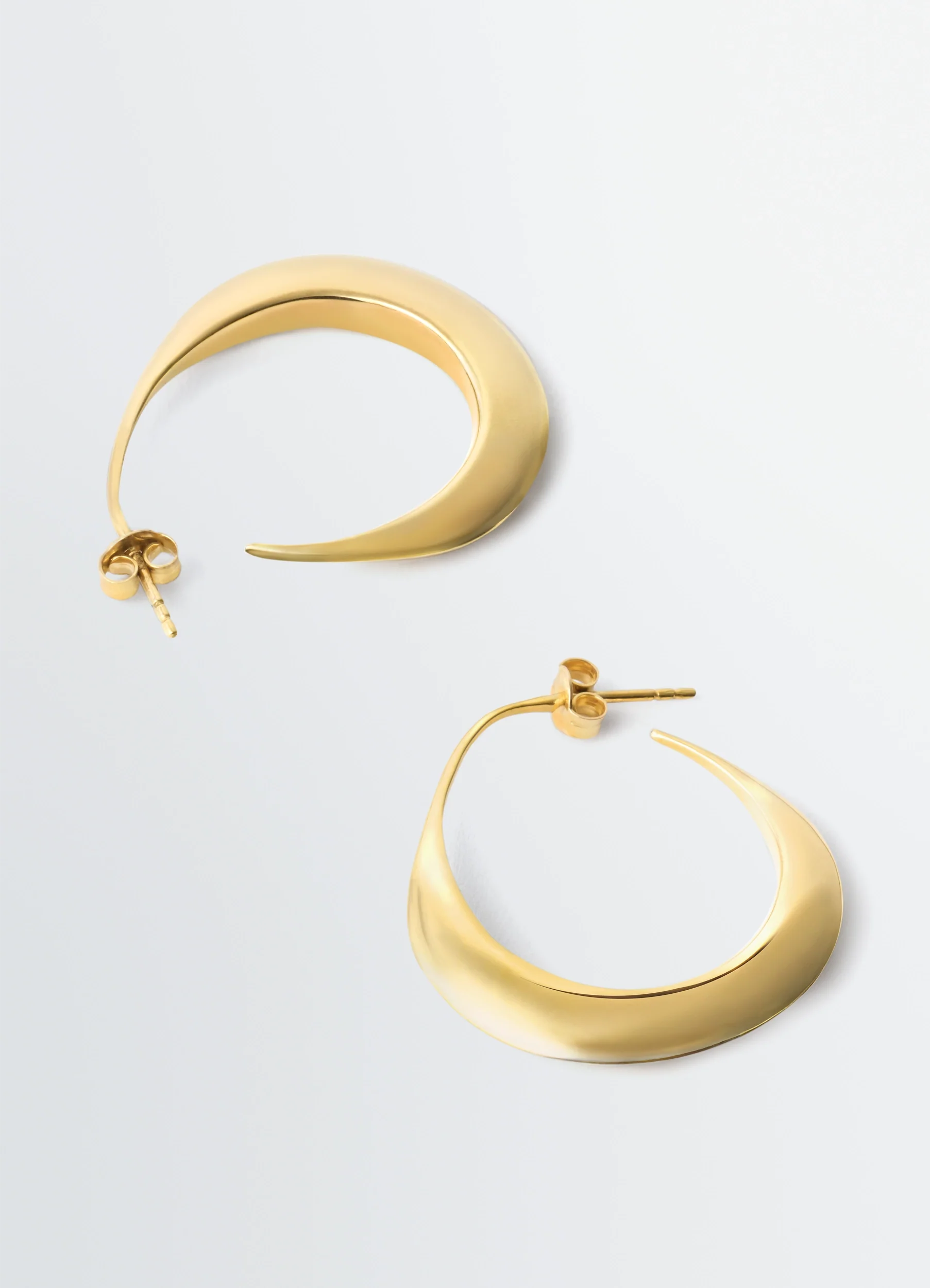 DROP HOOP EARRINGS IN VERMEIL - Image 3