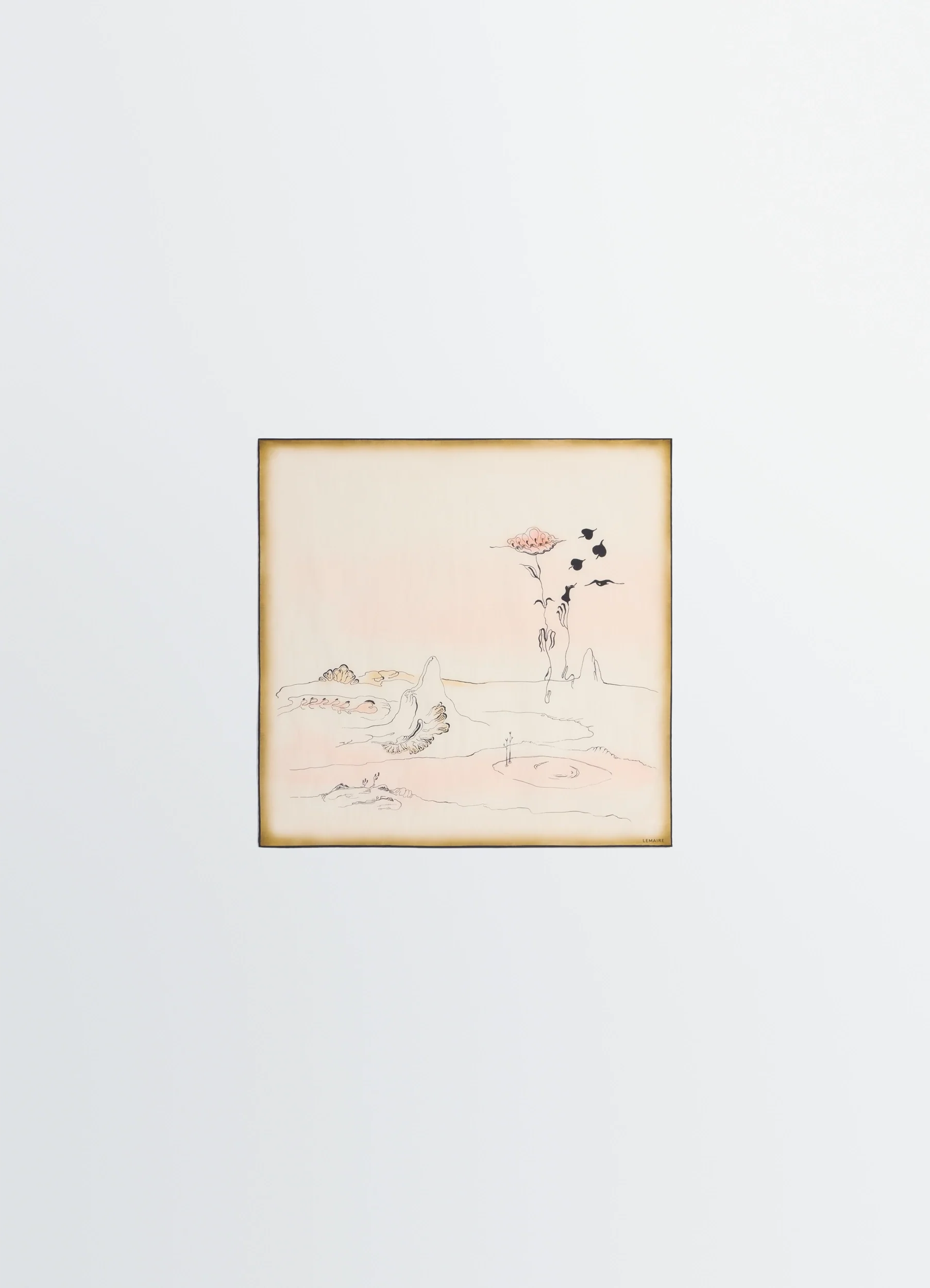 SCARF LANDSCAPE HABOTAI 60X60 IN SILK