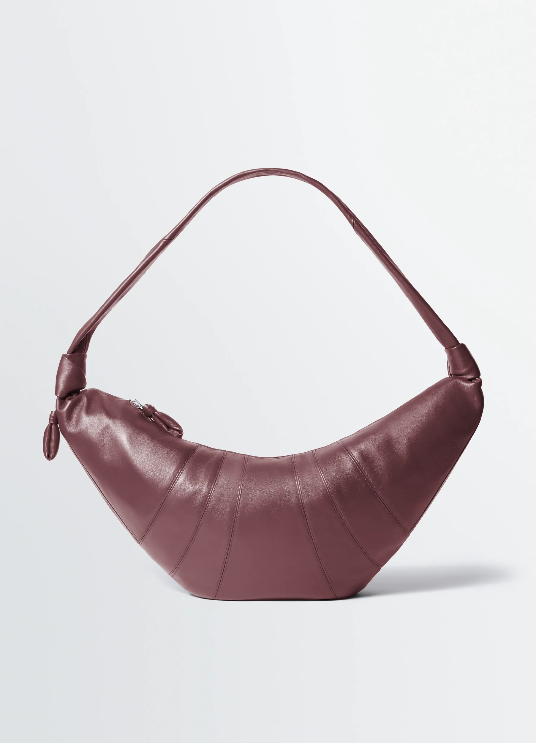 LARGE CROISSANT BAG IN LEATHER