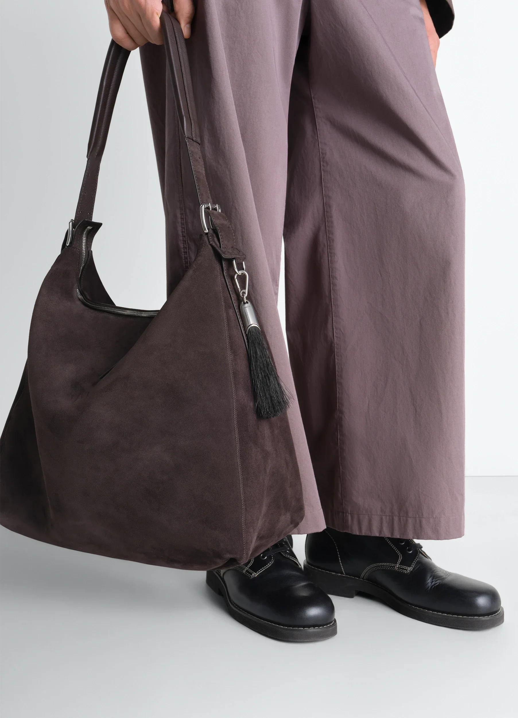 MAXI BRUSH BAG CHARM IN HORSEHAIR - Image 2