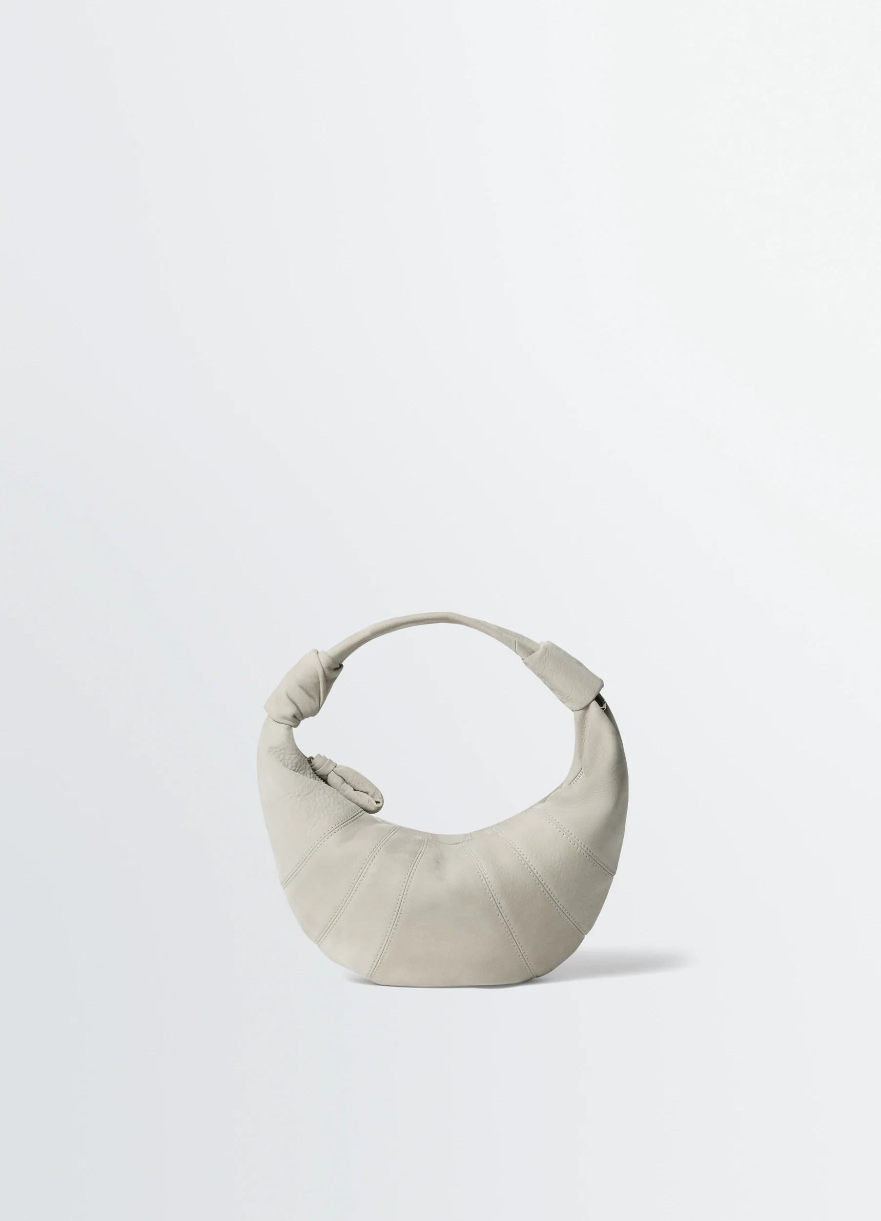 MINI FORTUNE CROISSANT BAG IN NUBUCK LEATHER