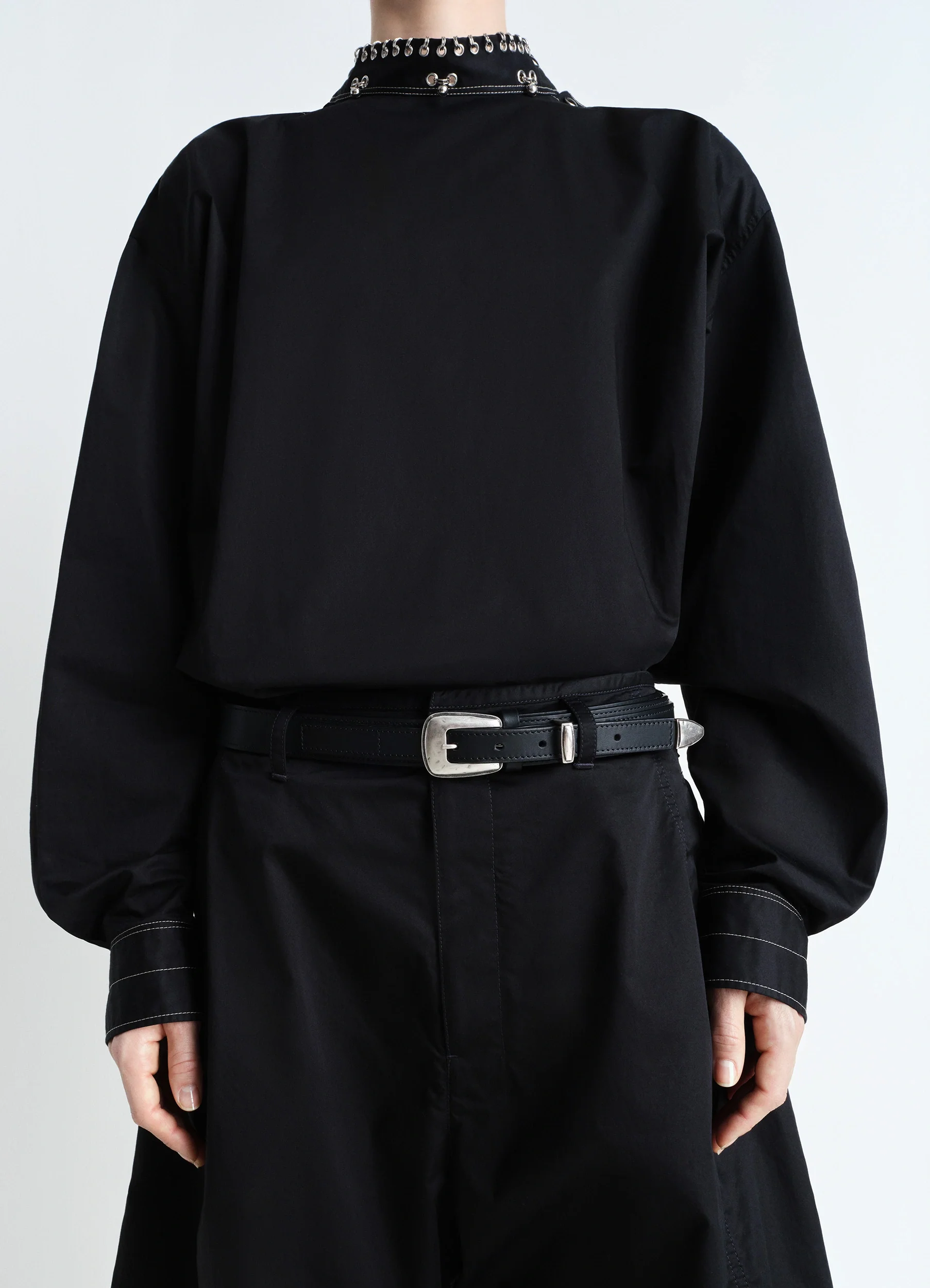 MINIMAL WESTERN BELT IN LEATHER - Image 3