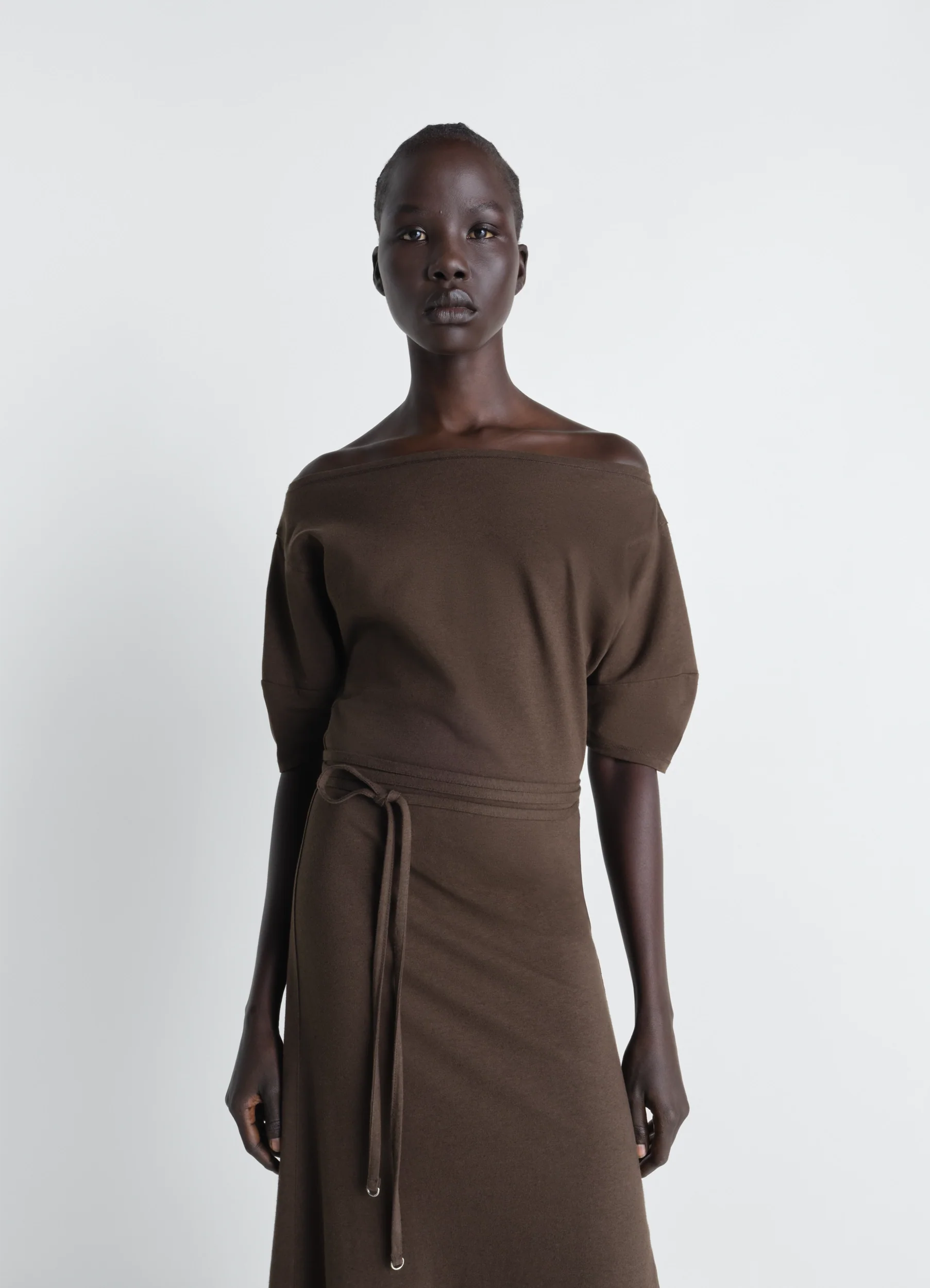 OFF SHOULDER DRESS IN JERSEY - Image 2