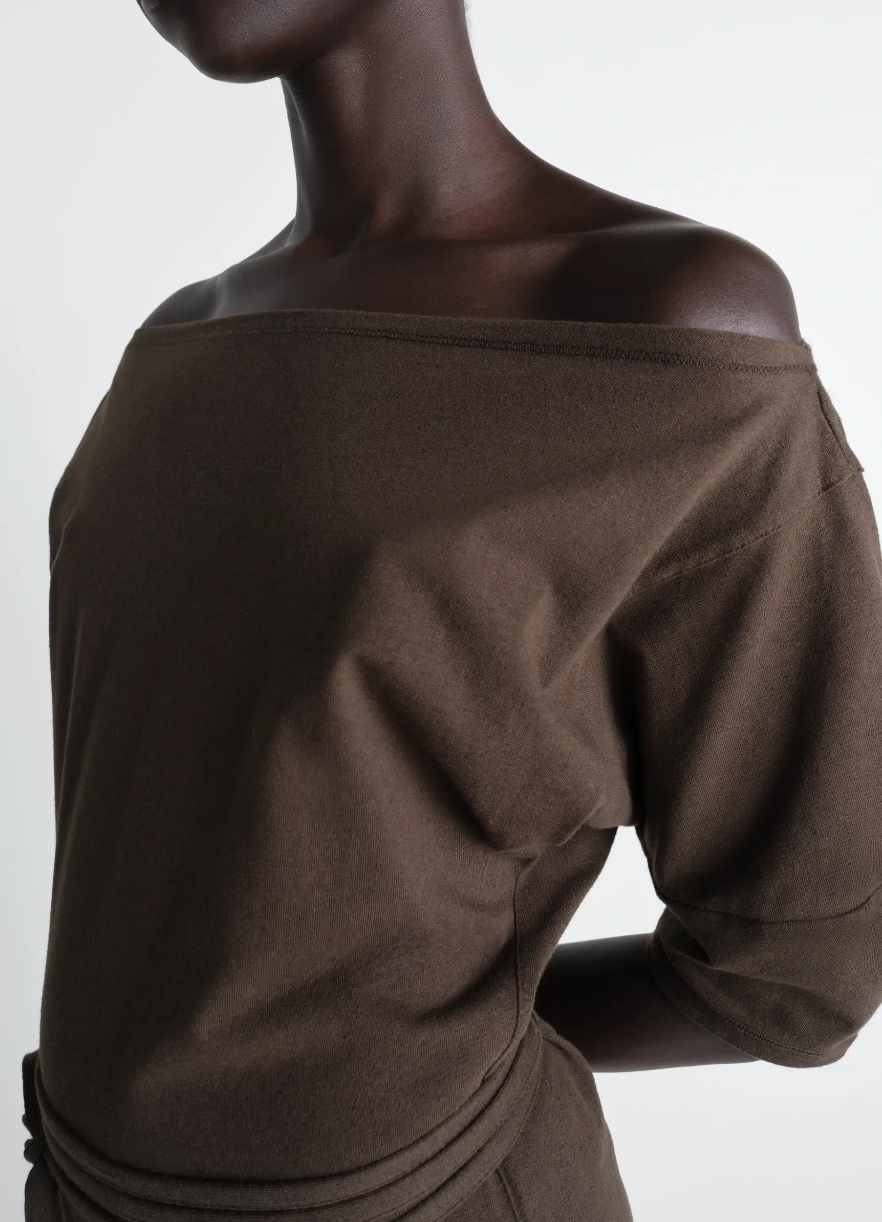 OFF SHOULDER DRESS IN JERSEY - Image 7
