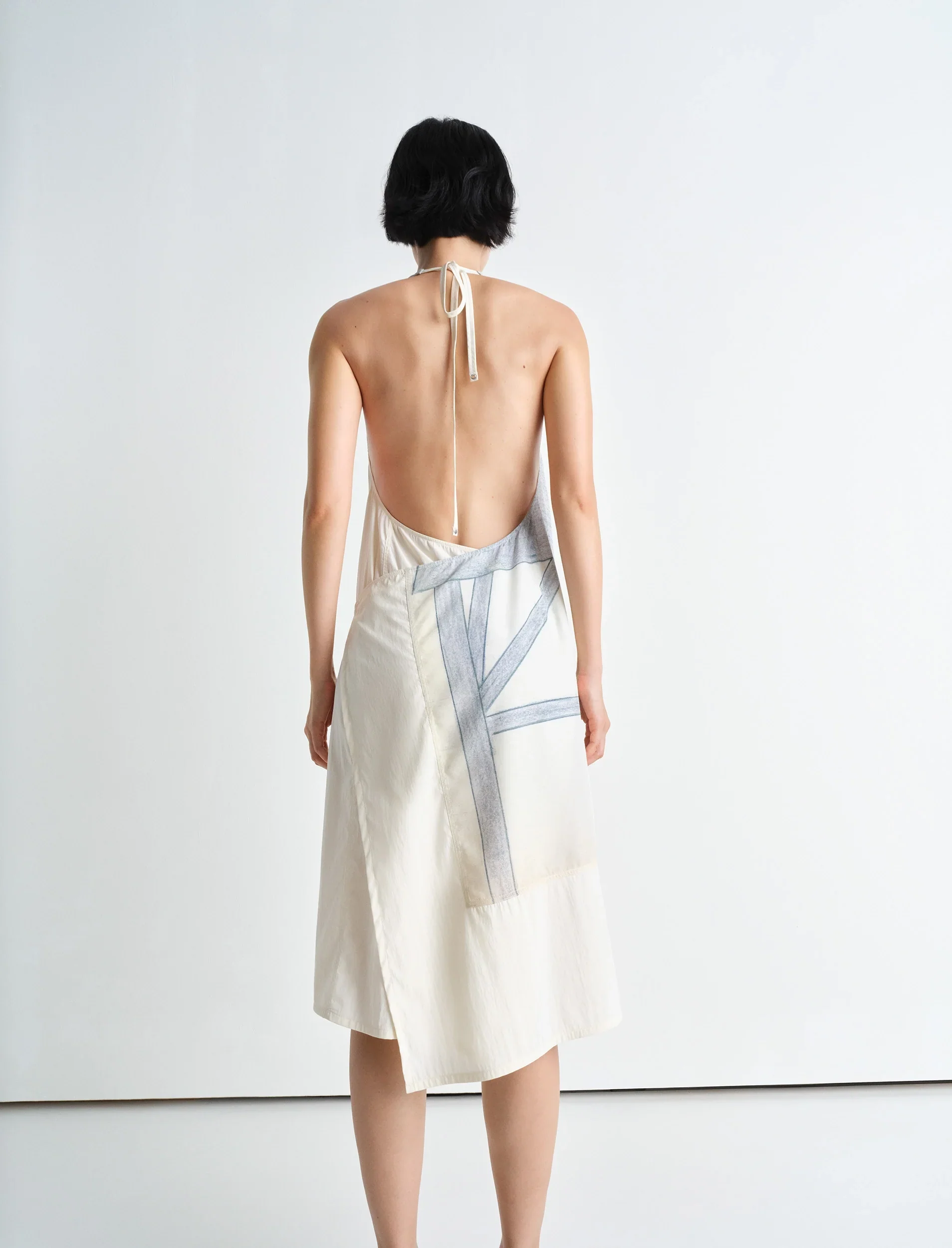 PHILIPPE WEISBECKER APRON DRESS IN VISCOSE - Image 3