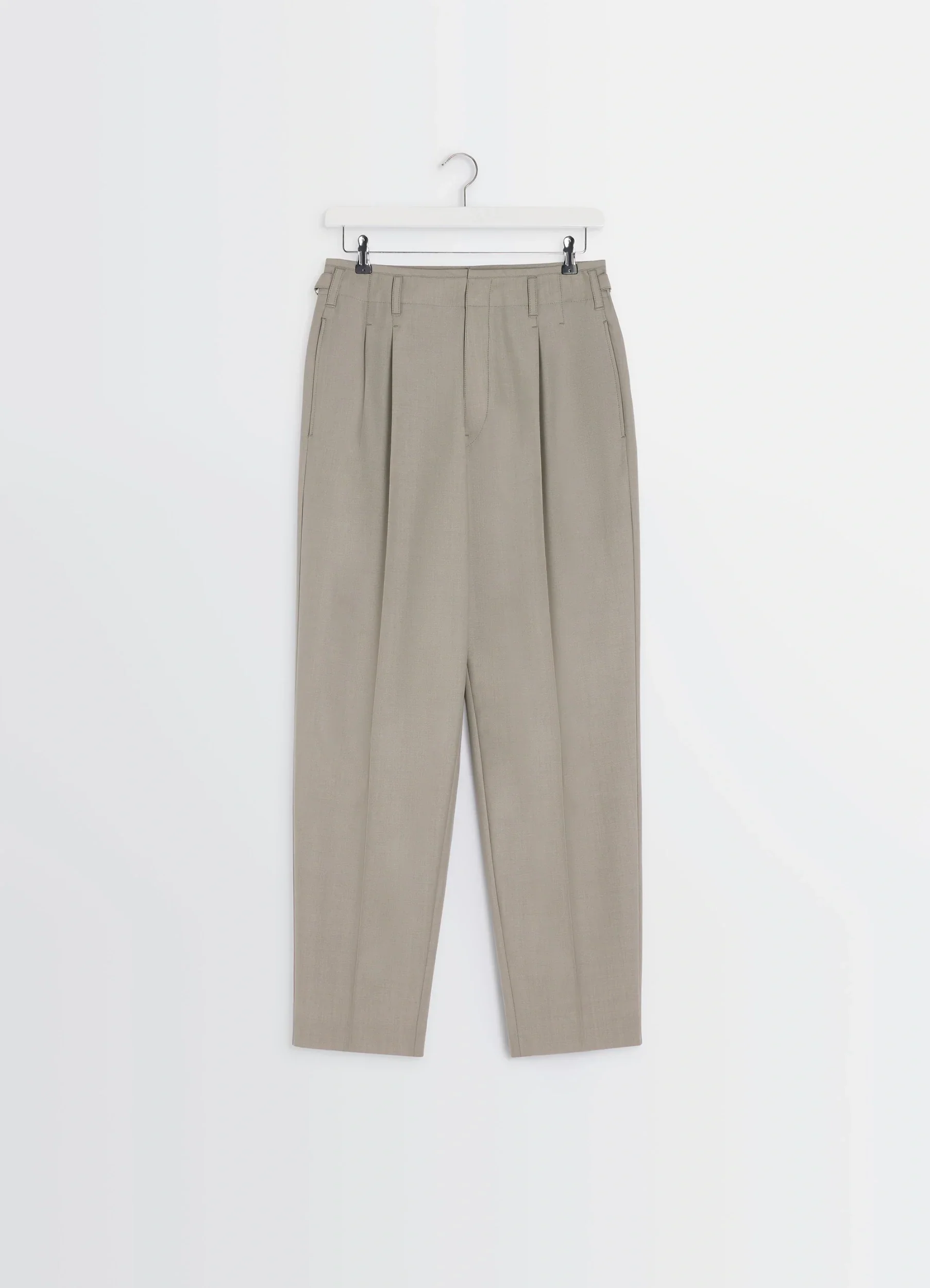 PLEATED PANTS IN POLYWOOL - Image 6