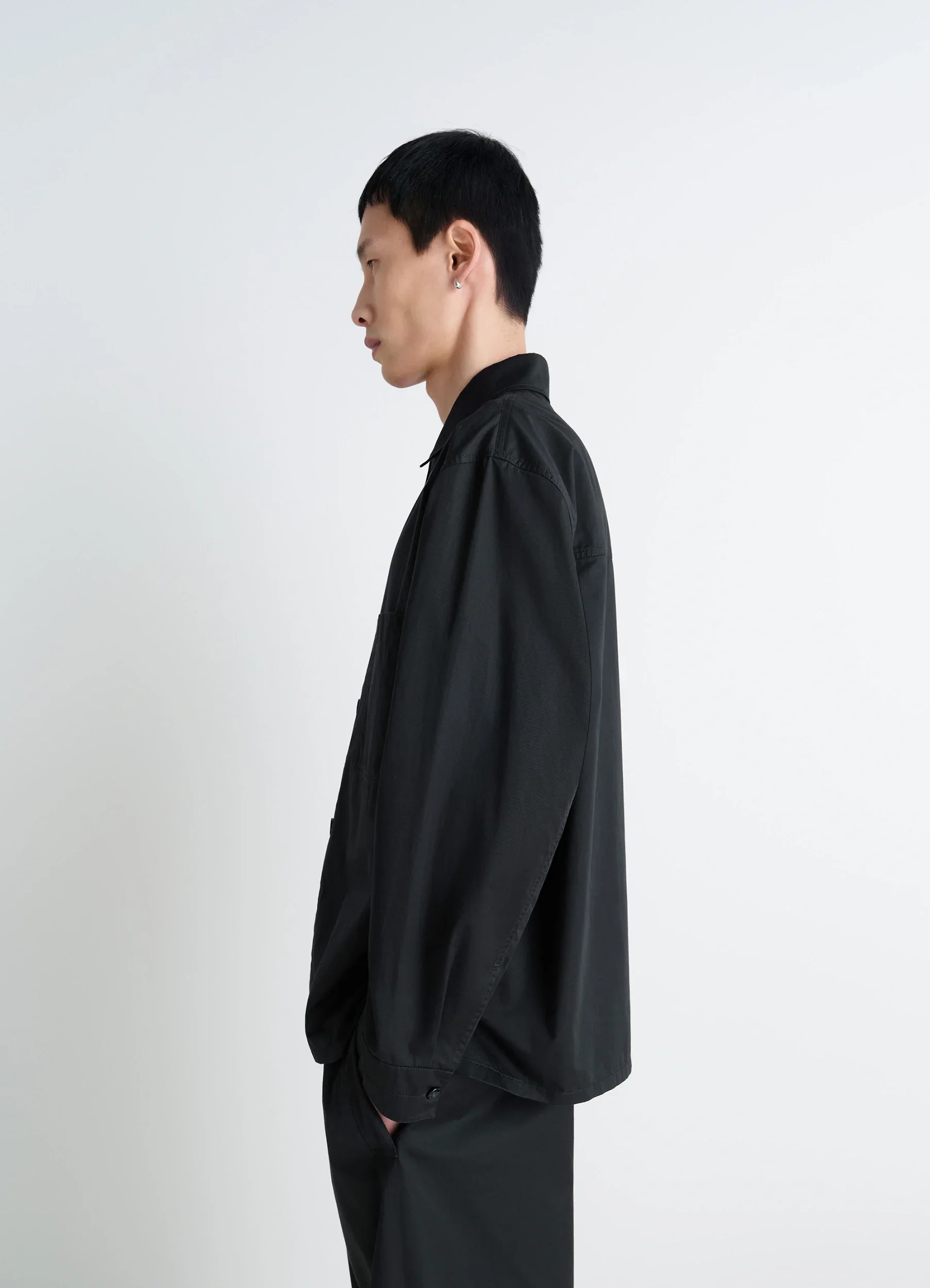 PYJAMA SHIRT IN COTTON SATIN - Image 5