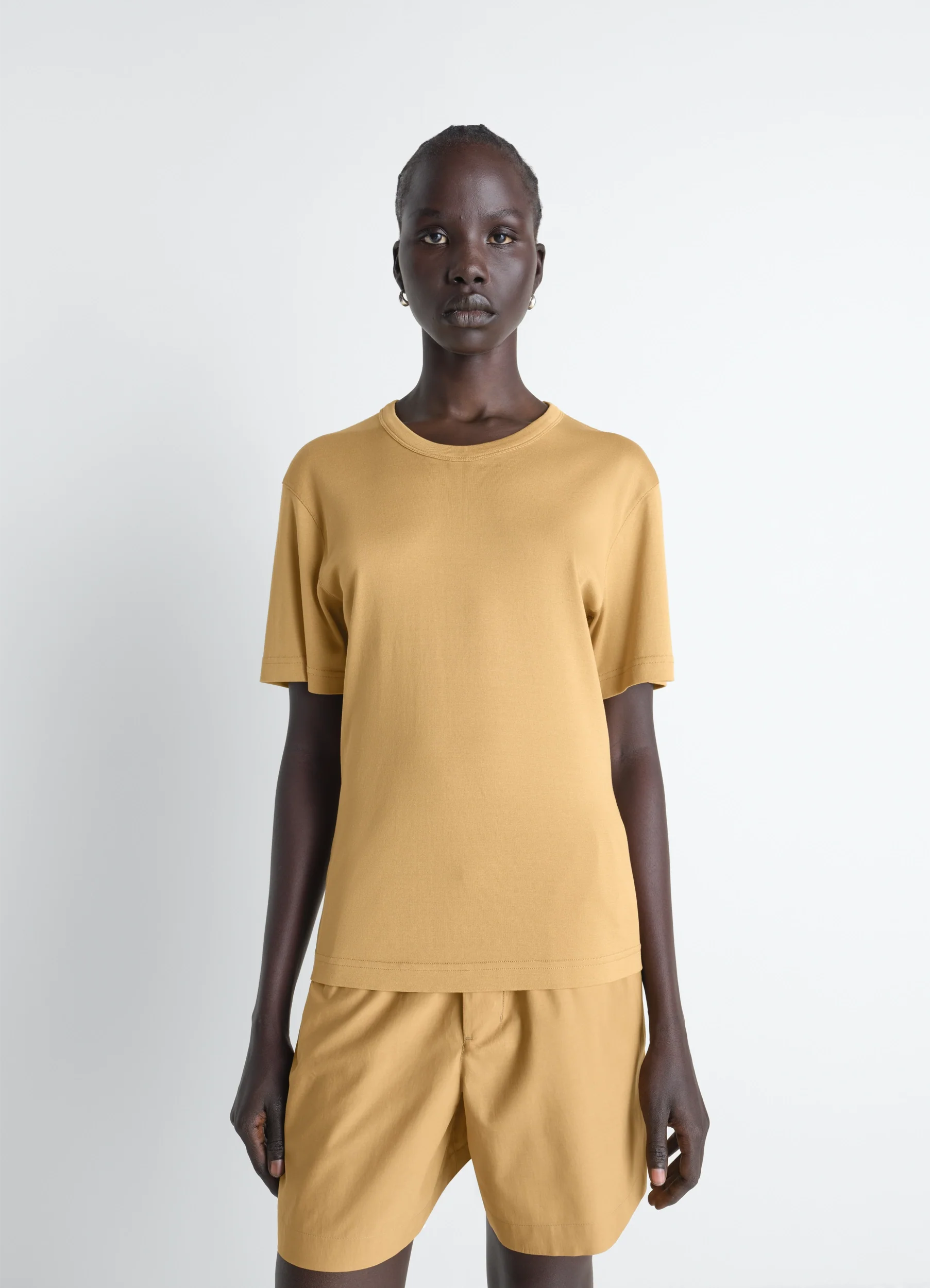 RIB T-SHIRT IN JERSEY