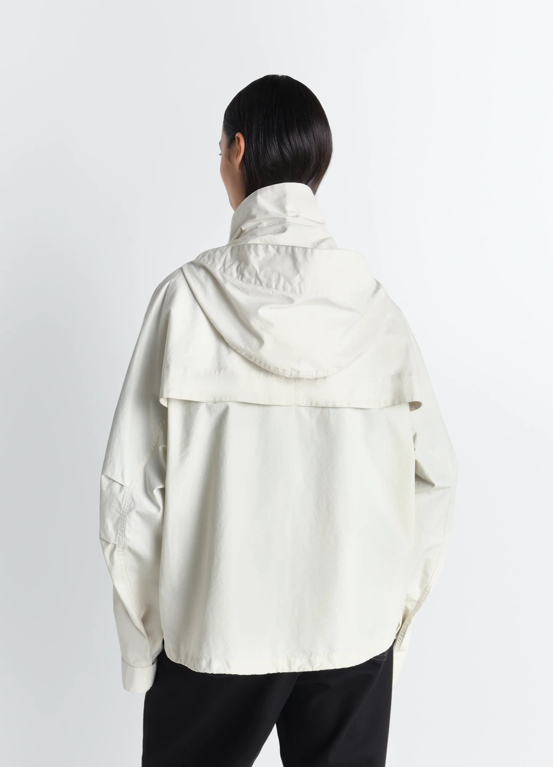 SHORT RAIN PARKA IN VENTILEĀ® COTTON - Image 10