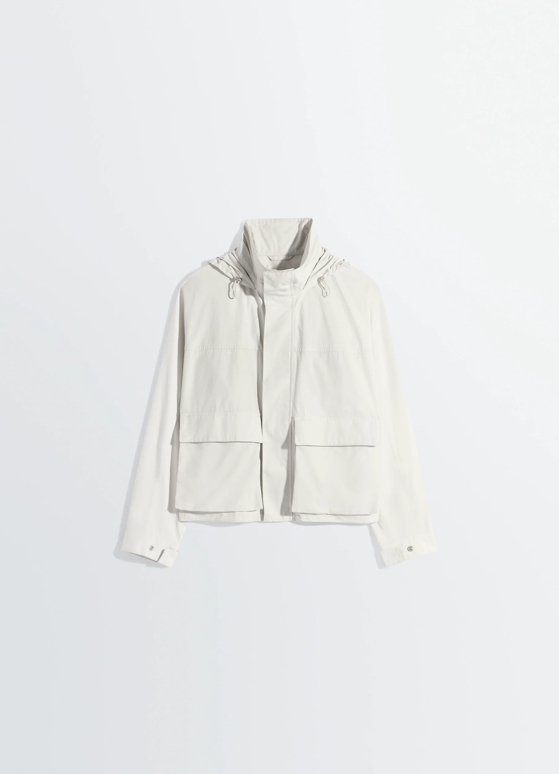 SHORT RAIN PARKA IN VENTILEĀ® COTTON - Image 13