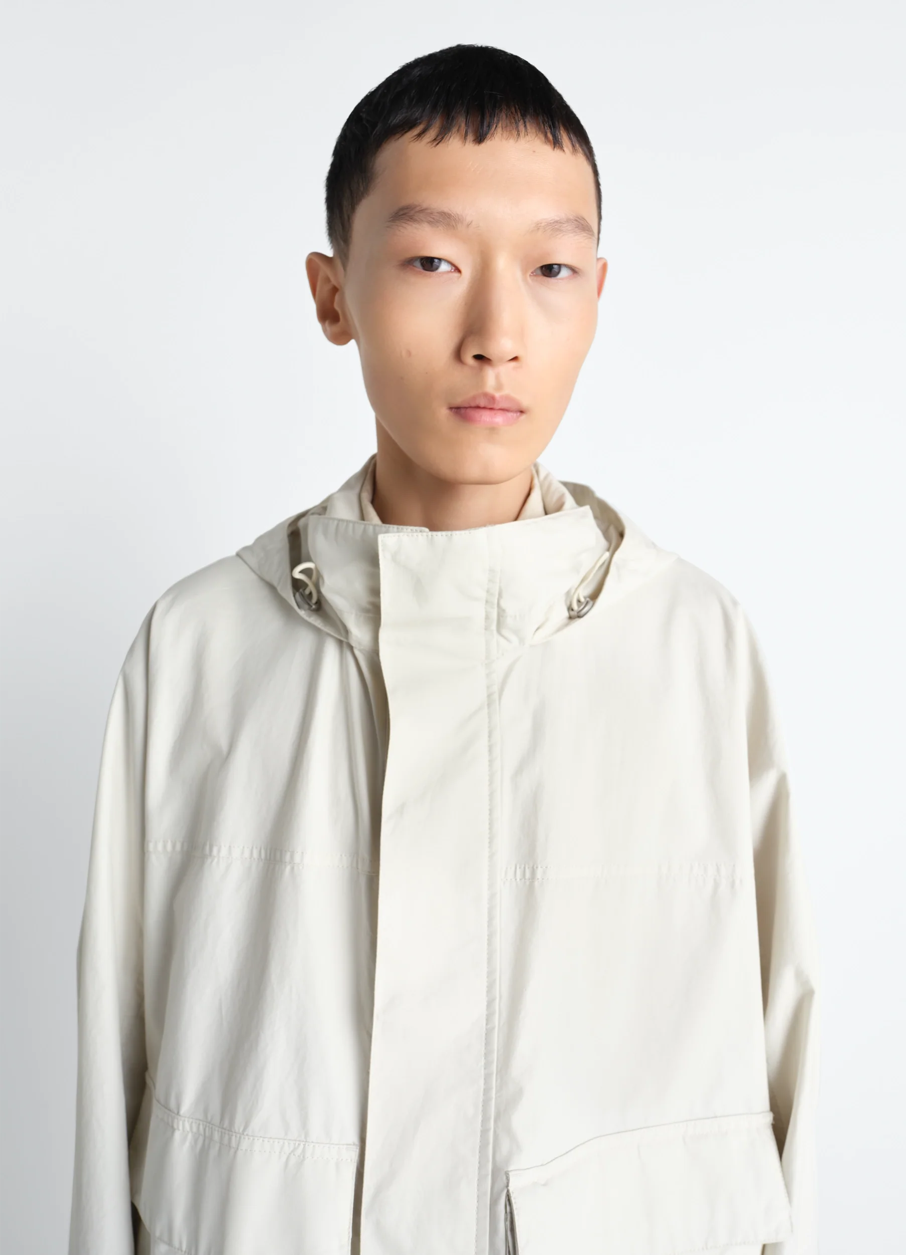 SHORT RAIN PARKA IN VENTILEĀ® COTTON - Image 6