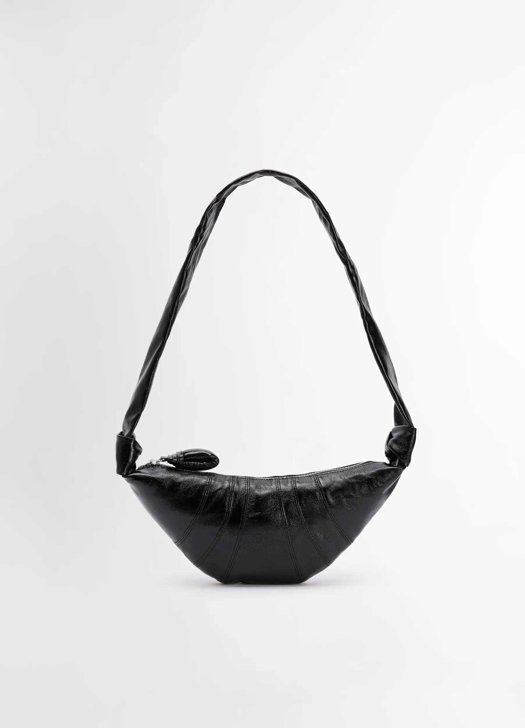 SMALL CROISSANT BAG IN COATED COTTON