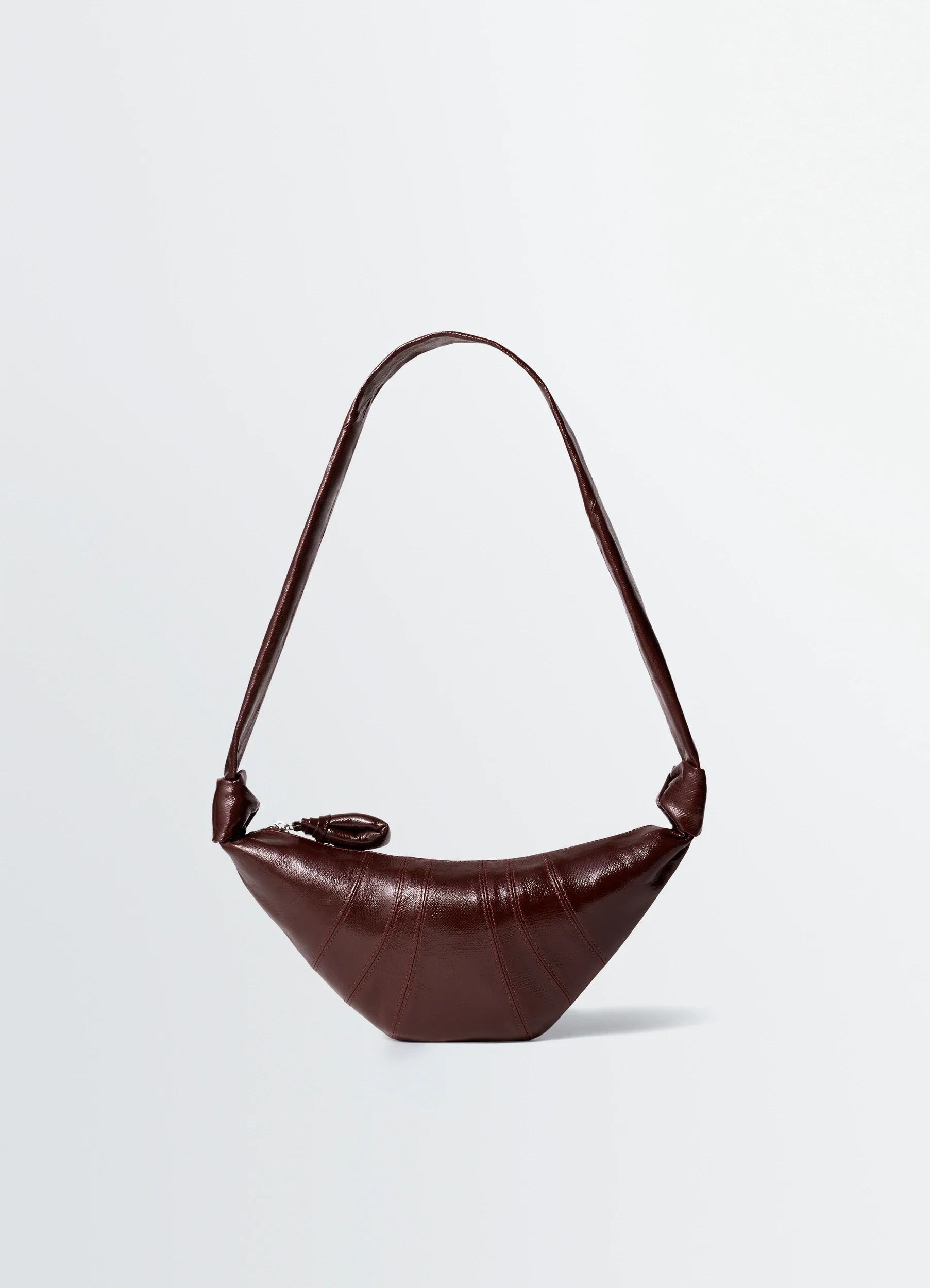 SMALL CROISSANT BAG IN COATED COTTON