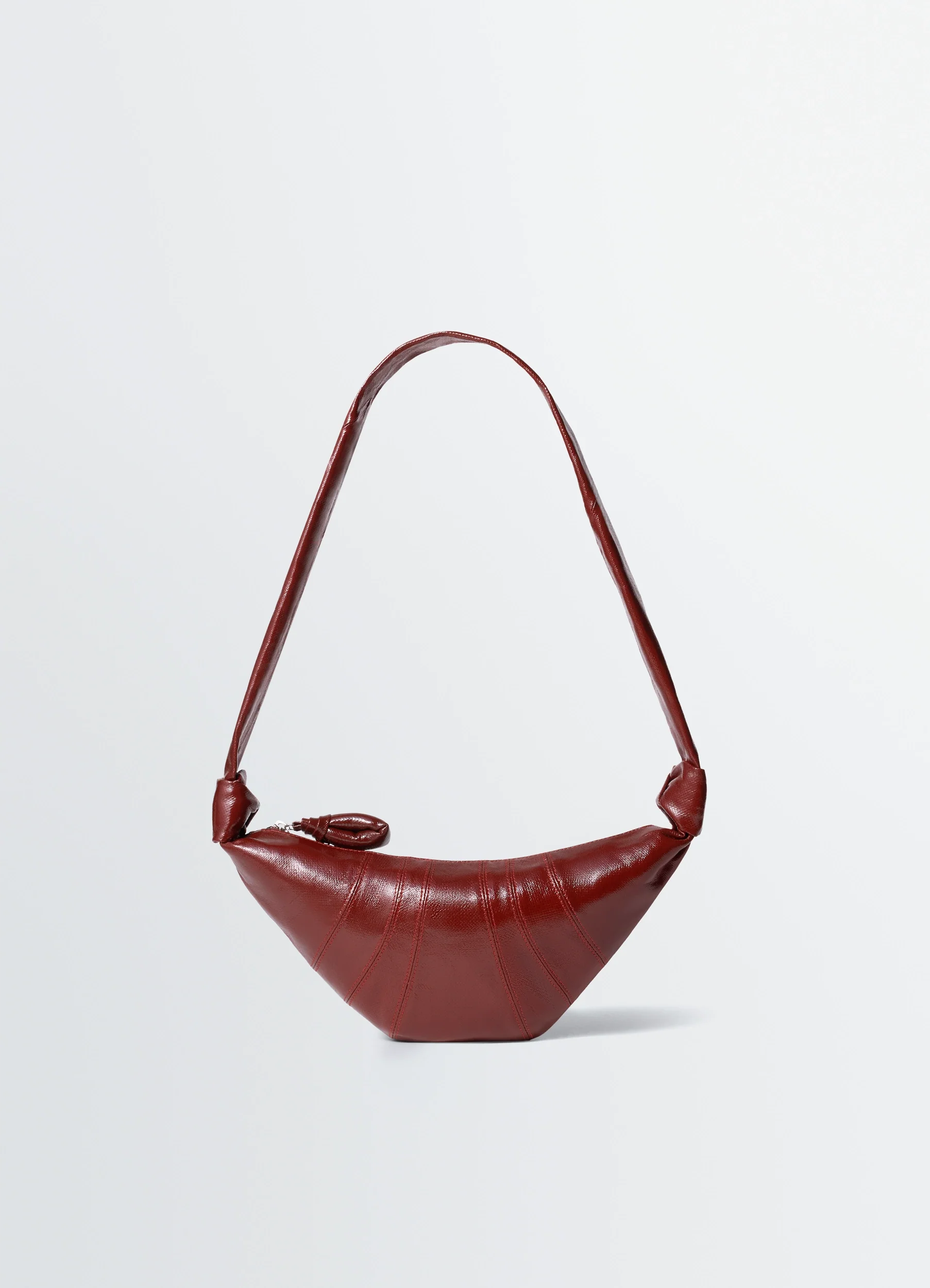 SMALL CROISSANT BAG IN COATED COTTON