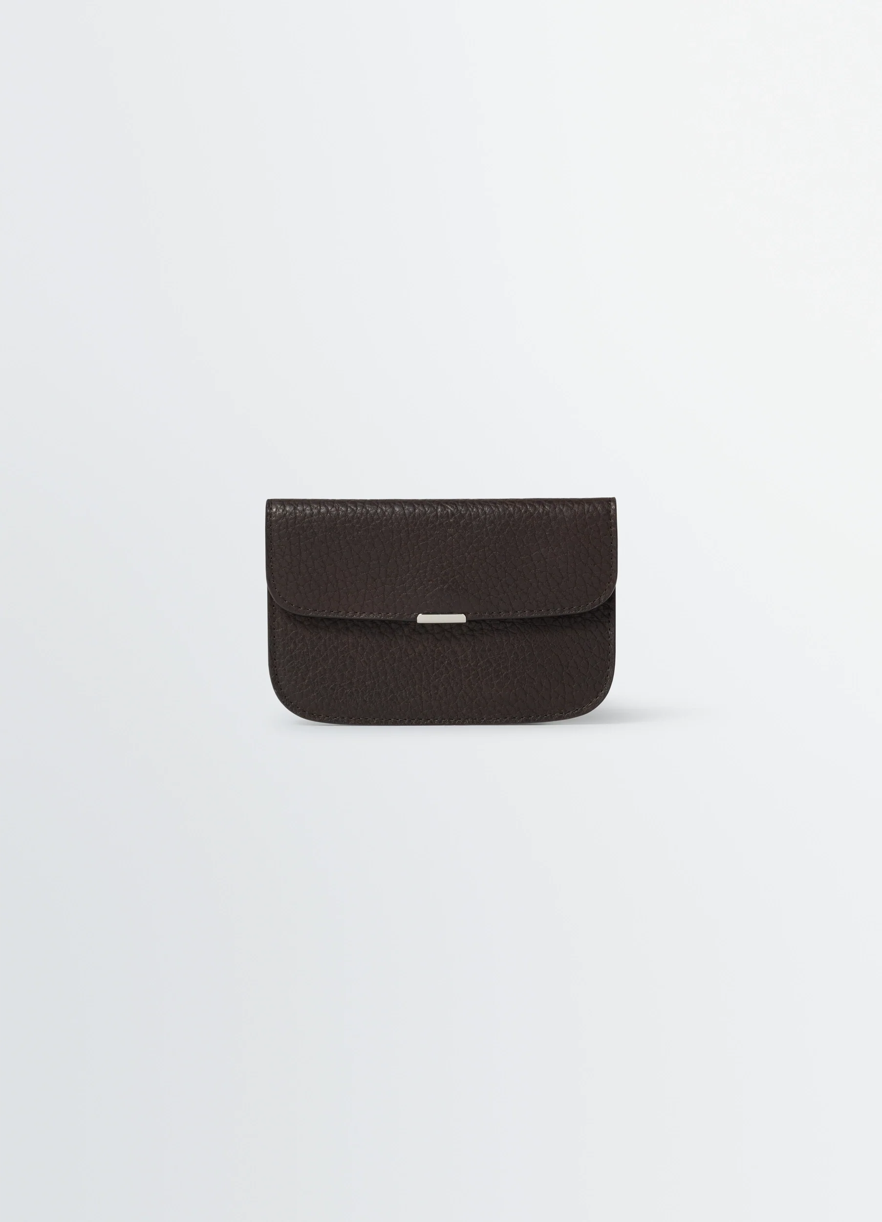 SOFT TAB CARD HOLDER COIN PURSE IN LEATHER