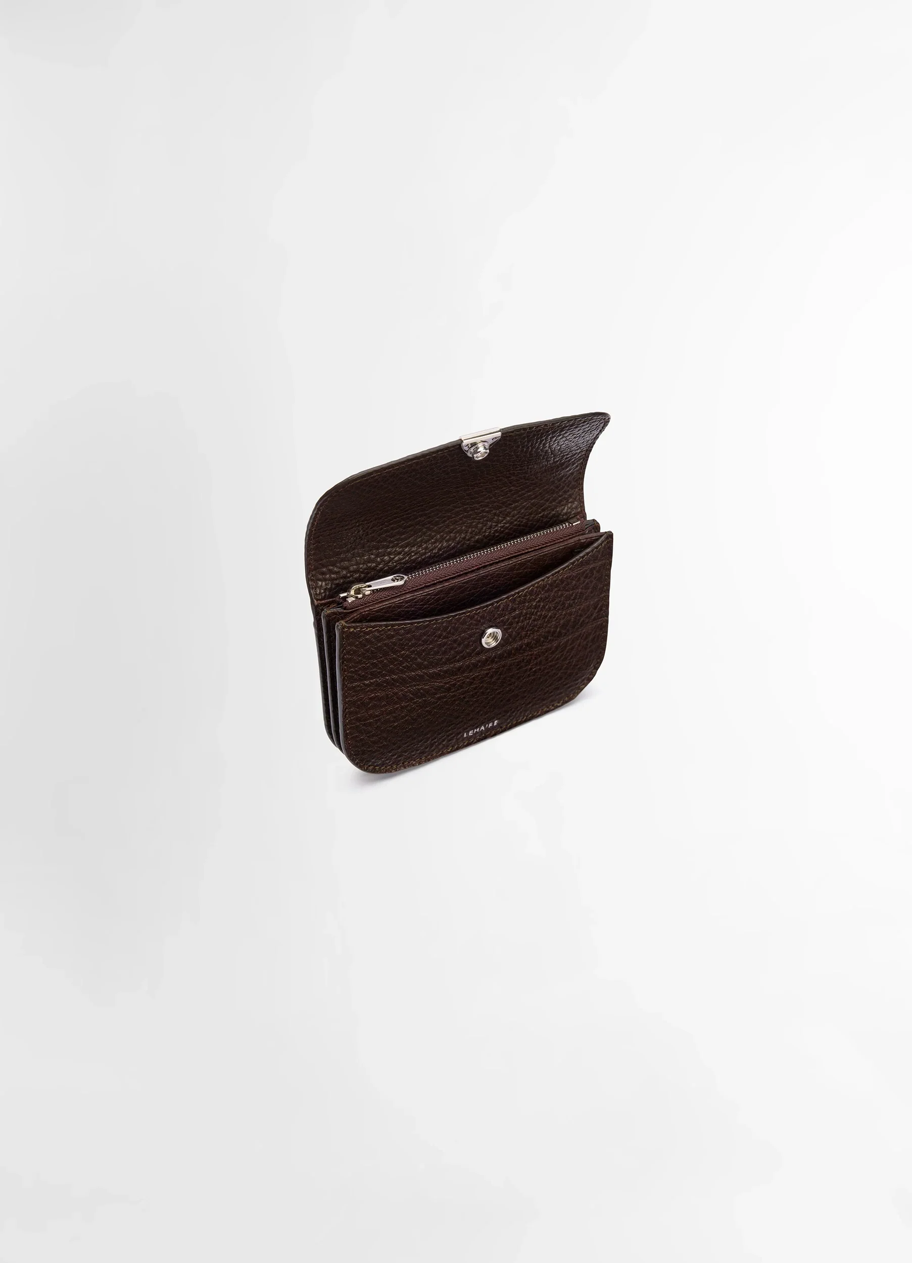 SOFT TAB WALLET IN LEATHER - Image 3